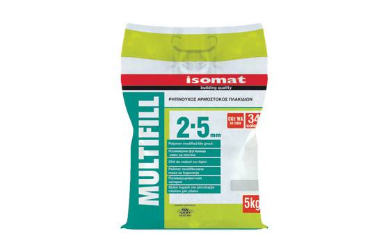 MULTIFILL 2-5MM BROWN 5KG ISOMAT (cement-based tile grout) ISOMAT