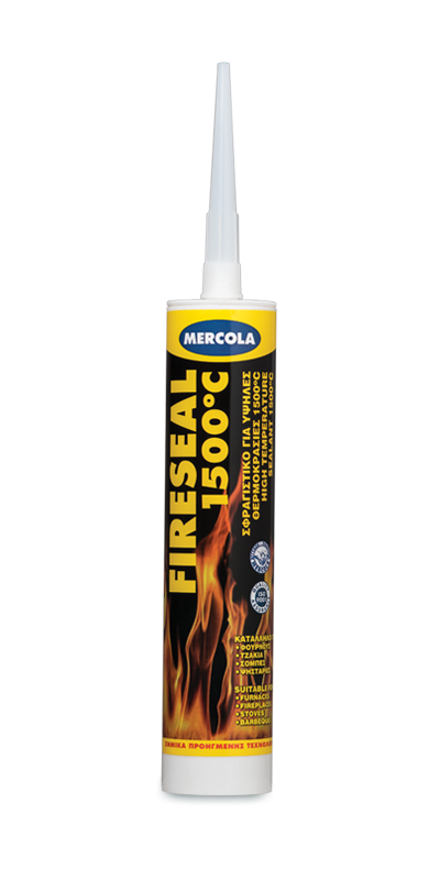 FIRESEAL 1500 310ML ΜΑΥΡΟ MERCOLA (ΣΦΡΑΓΙΣΤΙΚΟ ΥΨΗΛΗΣ ΘΕΡΜΟΚΡΑΣΙΑΣ 1500)