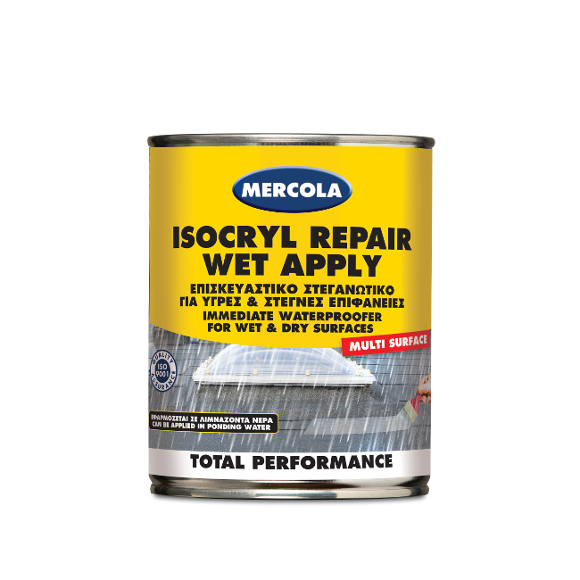 ISOCRYL REPAIR WET APPLY WHITE 750ML (Immediate waterproofer for wet & dry surfaces)