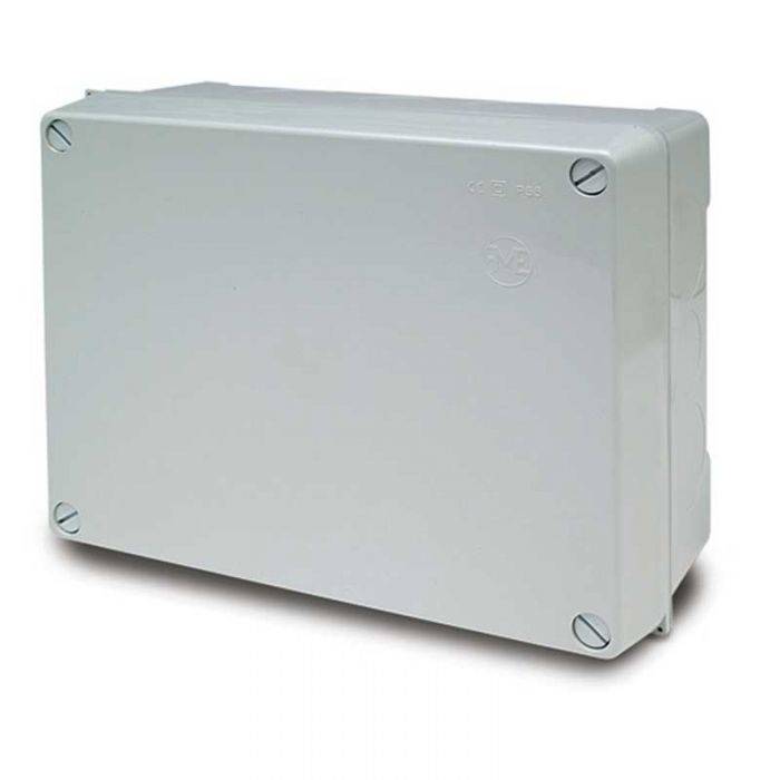 JUNCTION BOX 80X80X40 WHITE IP55 