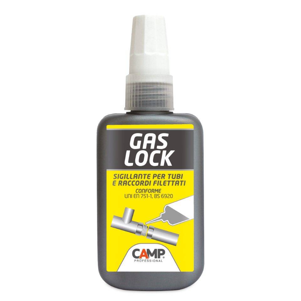 GAS LOCK 50ML (Pipe sealant, smooth threaded fittings)