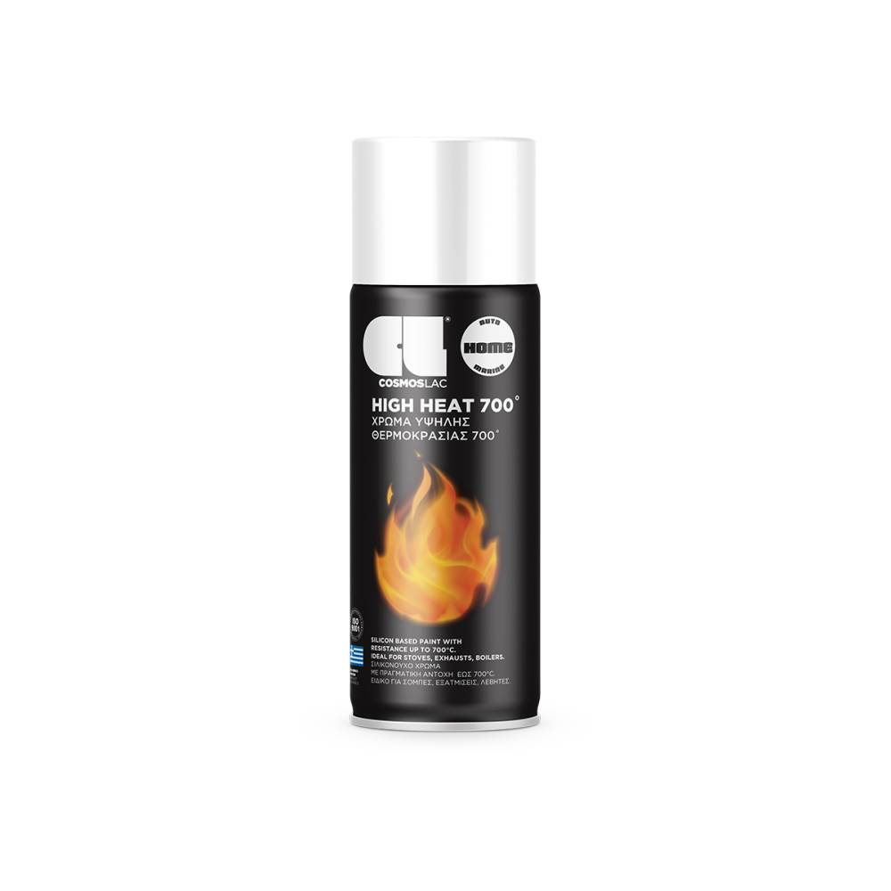SPRAY HIGH HEAT WHITE 400ML 