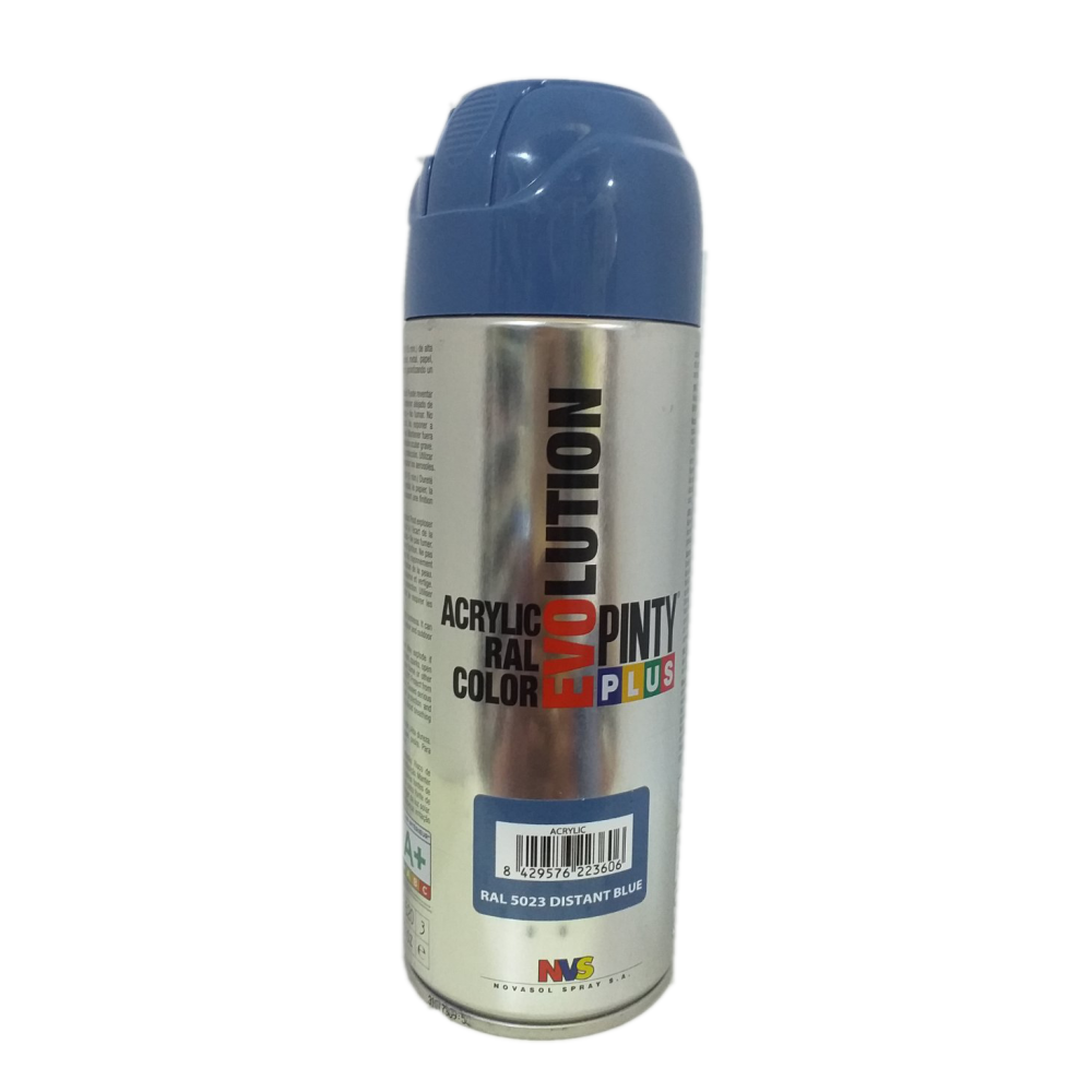 ACRYLIC PAINT SPRAY DISTANT BLUE RAL 5023 400ML EVOLUTION