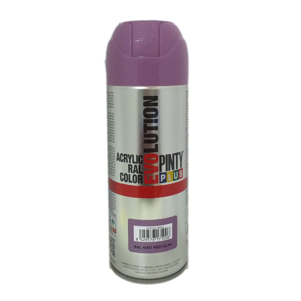 ΑΚΡΥΛΙΚΟ ΧΡΩΜΑ ΣΠΡΕΙ RED LILAC RAL 4001 400ML EVOLUTION PINTY PLUS