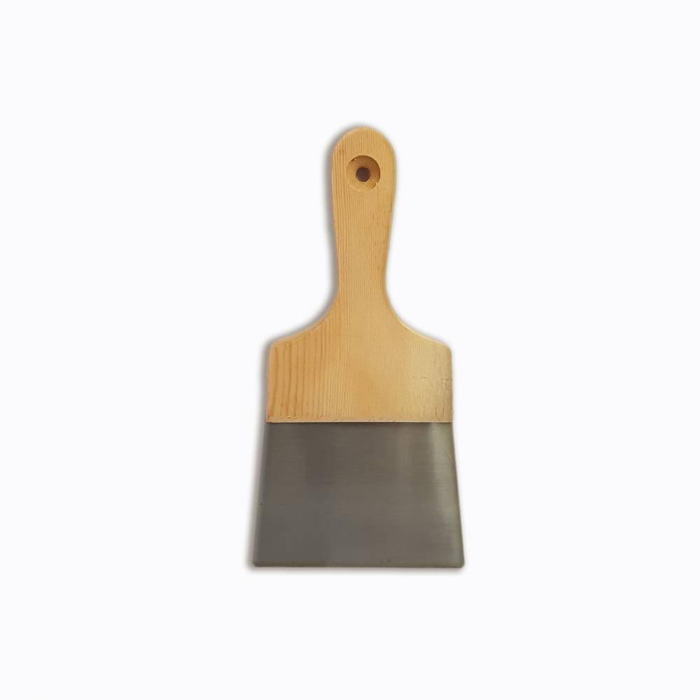 SPATOULA WITH WOODEN HANDLE 100MM 