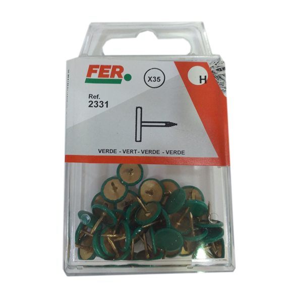 PINS 35PCS FER GREEN
