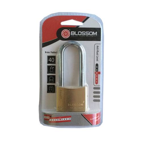 PADLOCK 40MM LONG + 3 KEYS BLOSSOM