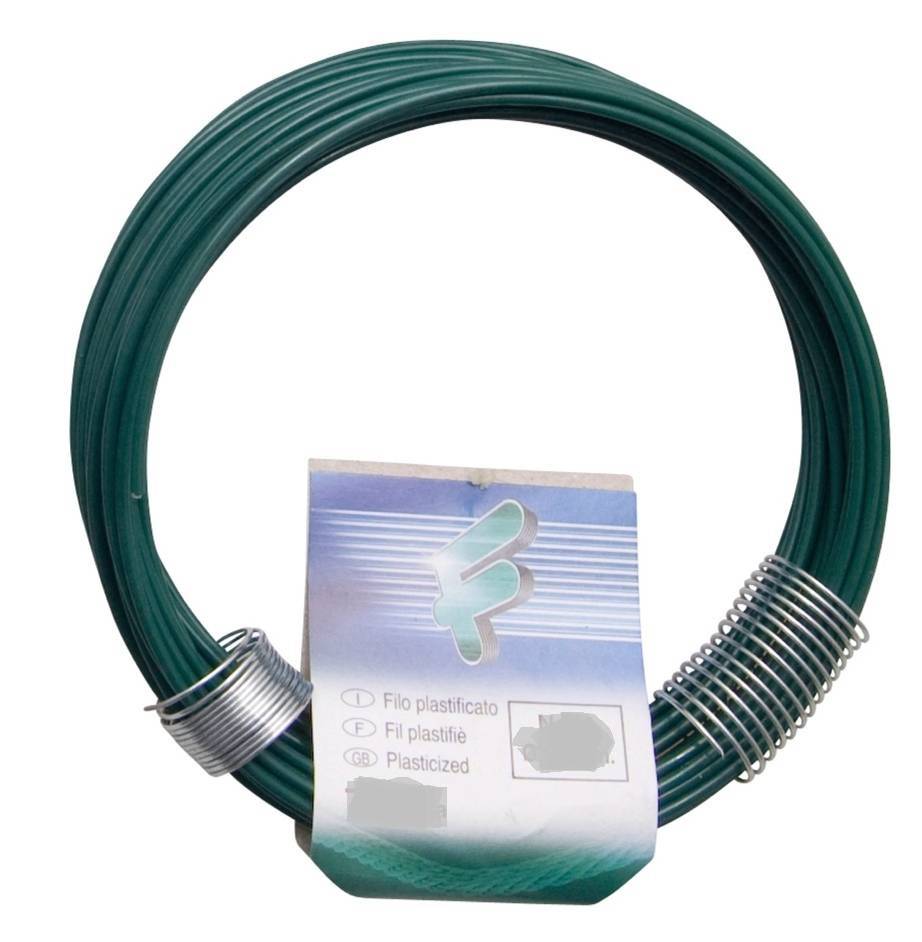 PVC WIRE 1.44ΜΜ X20M GREEN FILOMAT