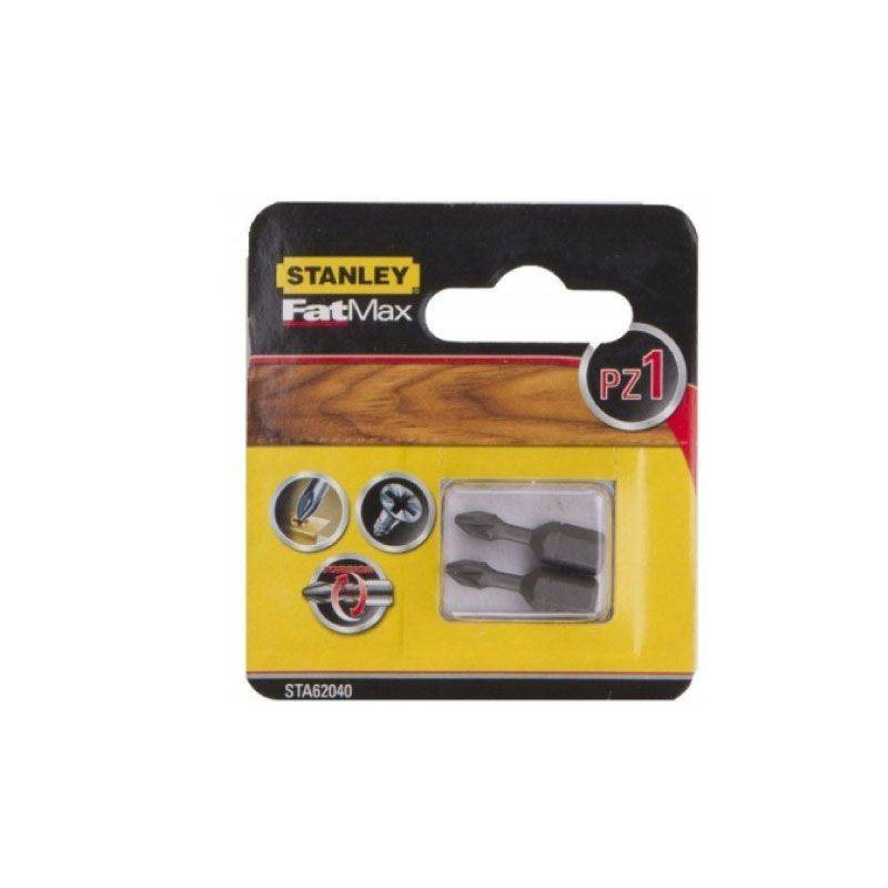 BITS PZ1 25MM TORSION 2PCS STANELY
