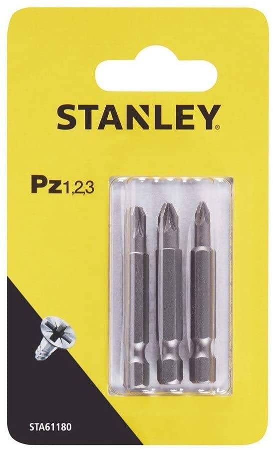 BITS PZ1/PZ2/PZ3 50MM 3 PCS STANLEY