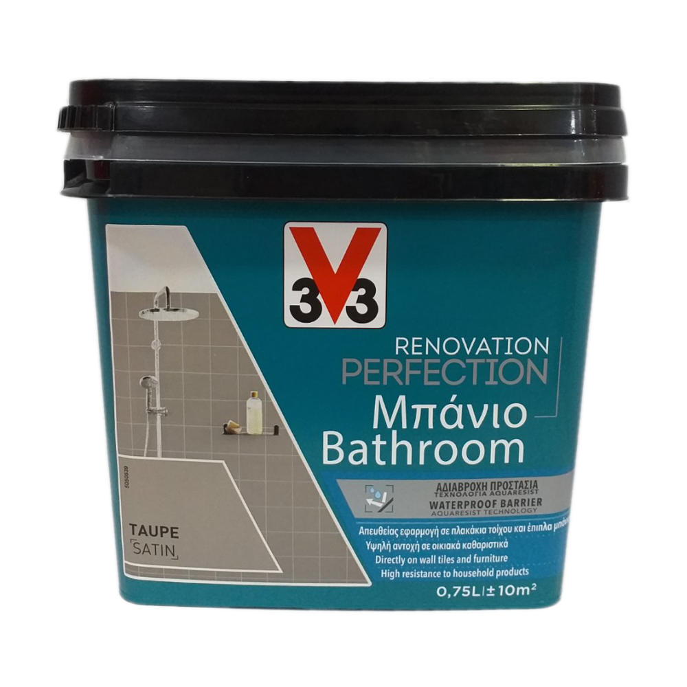 RENOVATION PERFECTION BATHROOM PAINT TAUPE 750ML V33