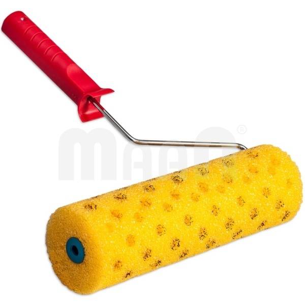 PAINT ROLLER STRUCTURE FOAM HOLES 250X28MM/  6MM