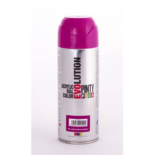 ΑΚΡΥΛΙΚΟ ΧΡΩΜΑ ΣΠΡΕΙ TRAFF PURPLE RAL 4006 400ML EVOLUTION PINTY PLUS