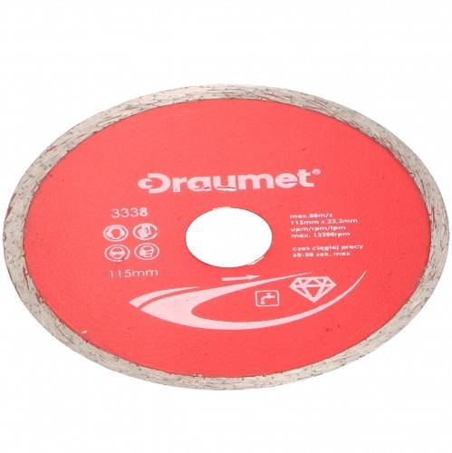 DRAUMET CONTINUOUS DIAMOND CUTTING DISC 115MM 