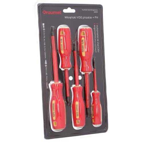 DRAUMET SREWDRIVER SET VDE 5PCS 