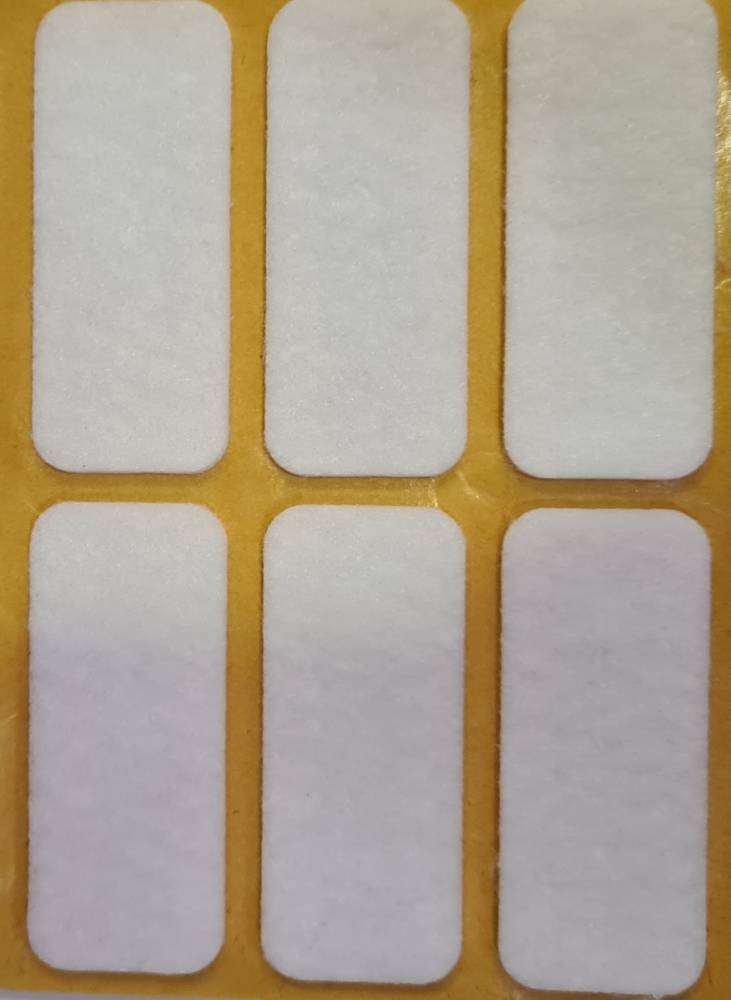 ΑΥΤΟΚΟΛΛΗΤΑ ΤΣΟΧΑΚΙΑ ΕΠΙΠΛΩΝ 25X60MM ΛΕΥΚΑ 6 ΤΕΜΑΧΙΑ (0326)