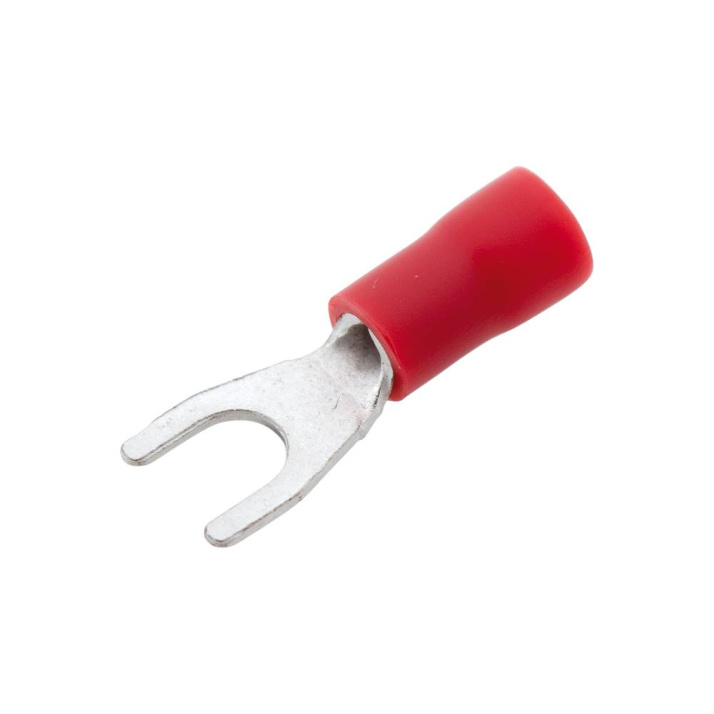 ELTECH INSULATED Y TERMINAL 6.3X9.7MM RED 10PCS