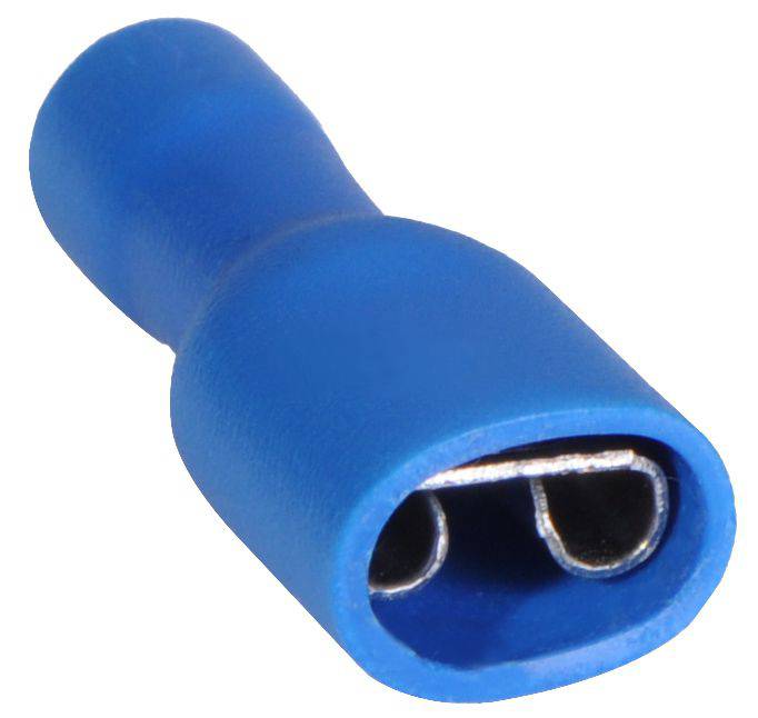 INSULATED FEMALE LUG 6.35X0.8MM BLUE (10 ΤΕΜΑΧΙΑ) ELTECH