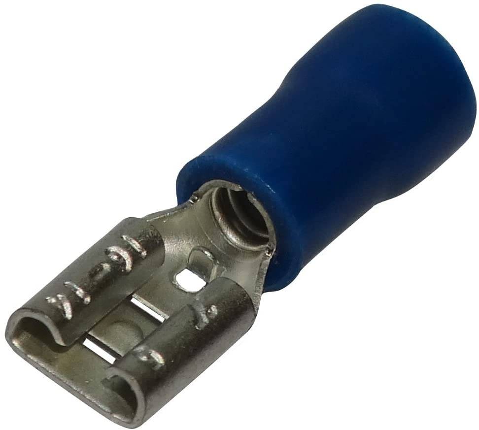 ELTECH INSULATED FEMALE LUG 7.0X0.8MM BLUE 10PCS