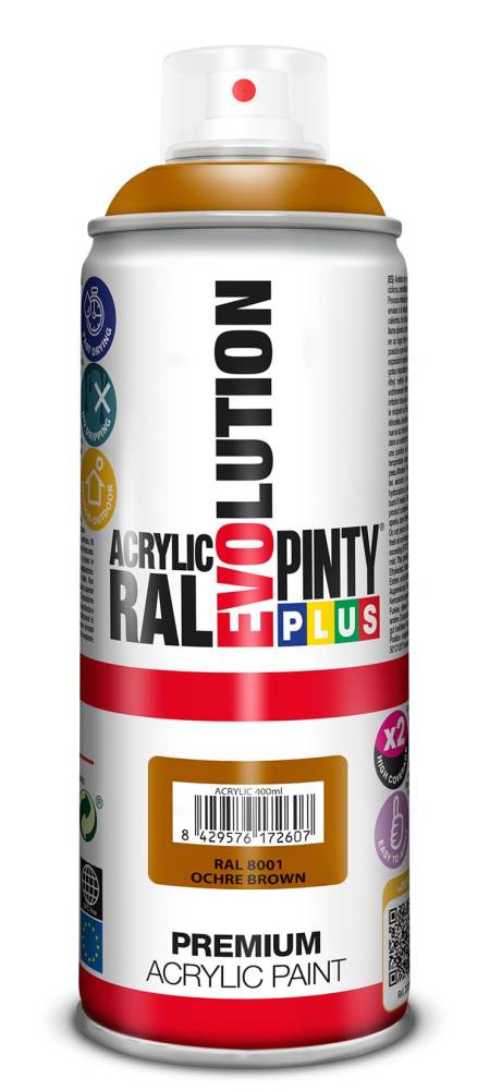 ΑΚΡΥΛΙΚΟ ΧΡΩΜΑ ΣΠΡΕΙ OCHRE BROWN RAL 8001 400ML