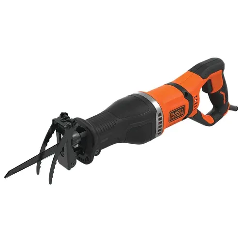 750W Corded Reciprocating Saw with Branch Holder and 2x Blades