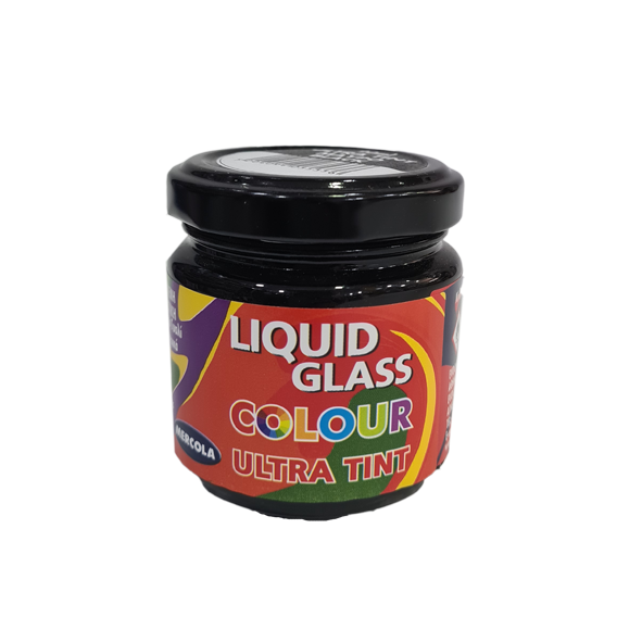 LIQUID GLASS COLOUR ULTRA TINT 90ML ΜΑΥΡΗ (ΑΔΙΑΦΑΝΗ ΧΡΩΣΤΙΚΗ ΓΙΑ ΧΡΩΜΑΤΙΣΜΟ ΥΓΡΟY ΓΥΑΛΙΟΥ) MERCOLA