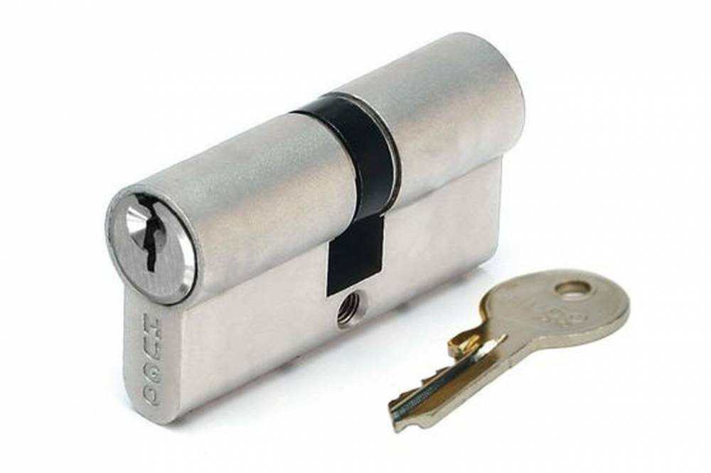 60015-70MM(35-35) NICKEL CYLINDER WITH 3 KEYS GR2S HUGO