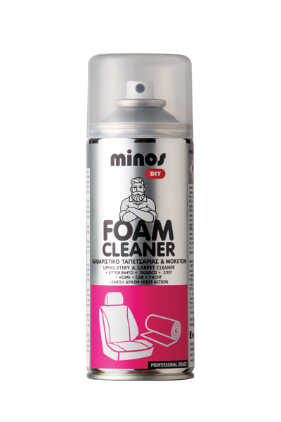 MINOS FOAM CLEANER SPRAY 400ML (Quick acting, effective upholstery and carpet cleaner)
