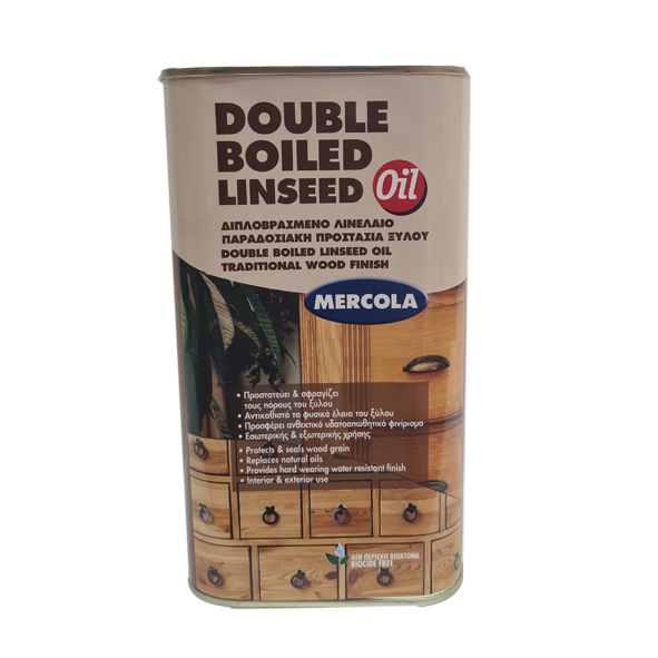 DOUBLE BOILED LINSEED OIL 1 LITER MERCOLA