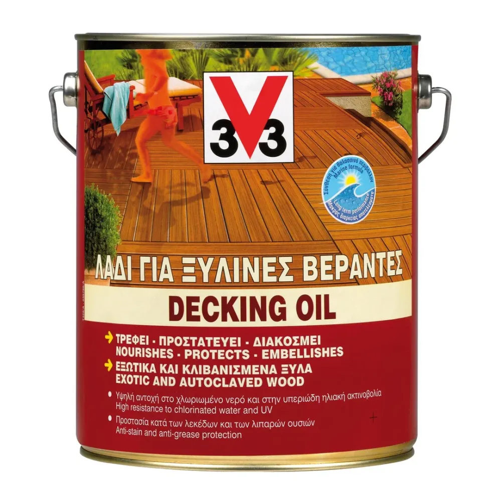 DECKING OIL TEAK V33 5 LITER 
