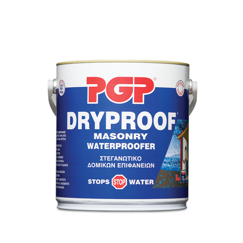 PGP DRYPROOF MASONRY WATERPROOF 1KG WHITE (Highly effective ready to use cement fortified waterproofing paint)