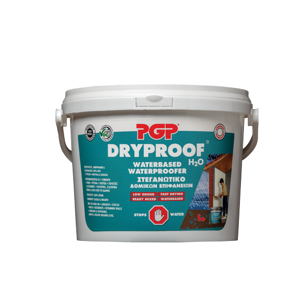PGP DRYPROOF WATERBASED MASONRY WATERPROOFER 1KG (Highly effective ready to use waterbased waterproofing paint for masonry walls)