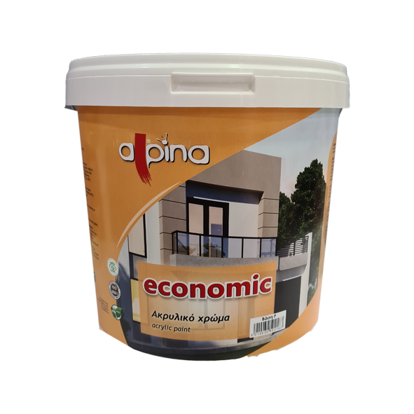 ACRLYC PAINT ALPINA ECONOMIC 3 LITER WHITE (EXTERIOR USE)