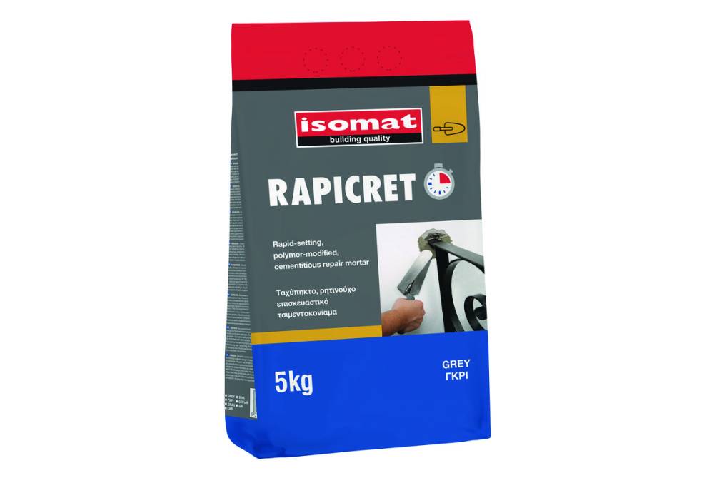 ISOMAT RAPICRET GREY 5KG (FAST SETTING CEMENT MORTAR)