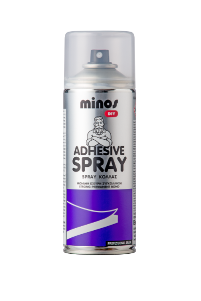 CONTACT ADHESIVE SPRAY MINOS 400ML (ΒΕΝΖΙΝΟΚΟΛΛΑ ΓΕΝΙΚΗΣ ΧΡΗΣΗΣ)