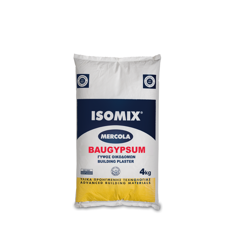 ISOMIX BAUGYPSUM 4KG (FAST SETTING PLASTER)