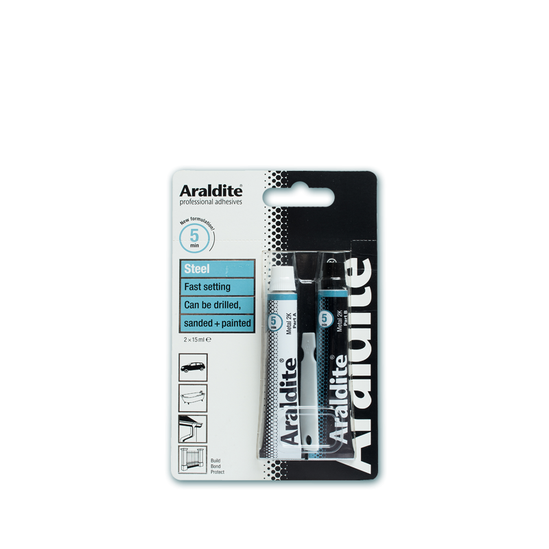 ARALDITE STEEL 2X15ML (2 PART EXTRA STRONG EXPOY VERY FAST ADHESIVE -5 MINUTES)