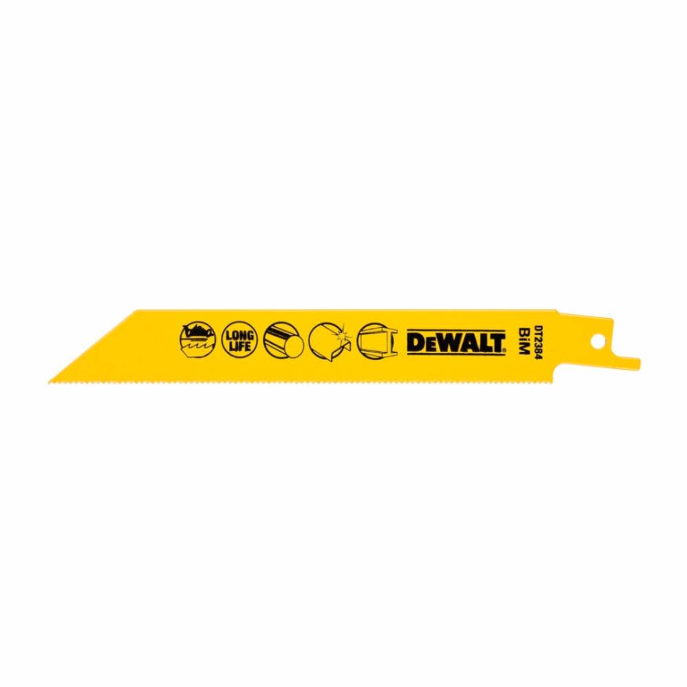 ΛΑΜΑ ΣΠΑΘΟΣΕΓΑΣ 152ΜΜ ΣΙΔΗΡΟΥ (5 ΤΕΜΑΧΙΑ) DT2384-QS DEWALT 