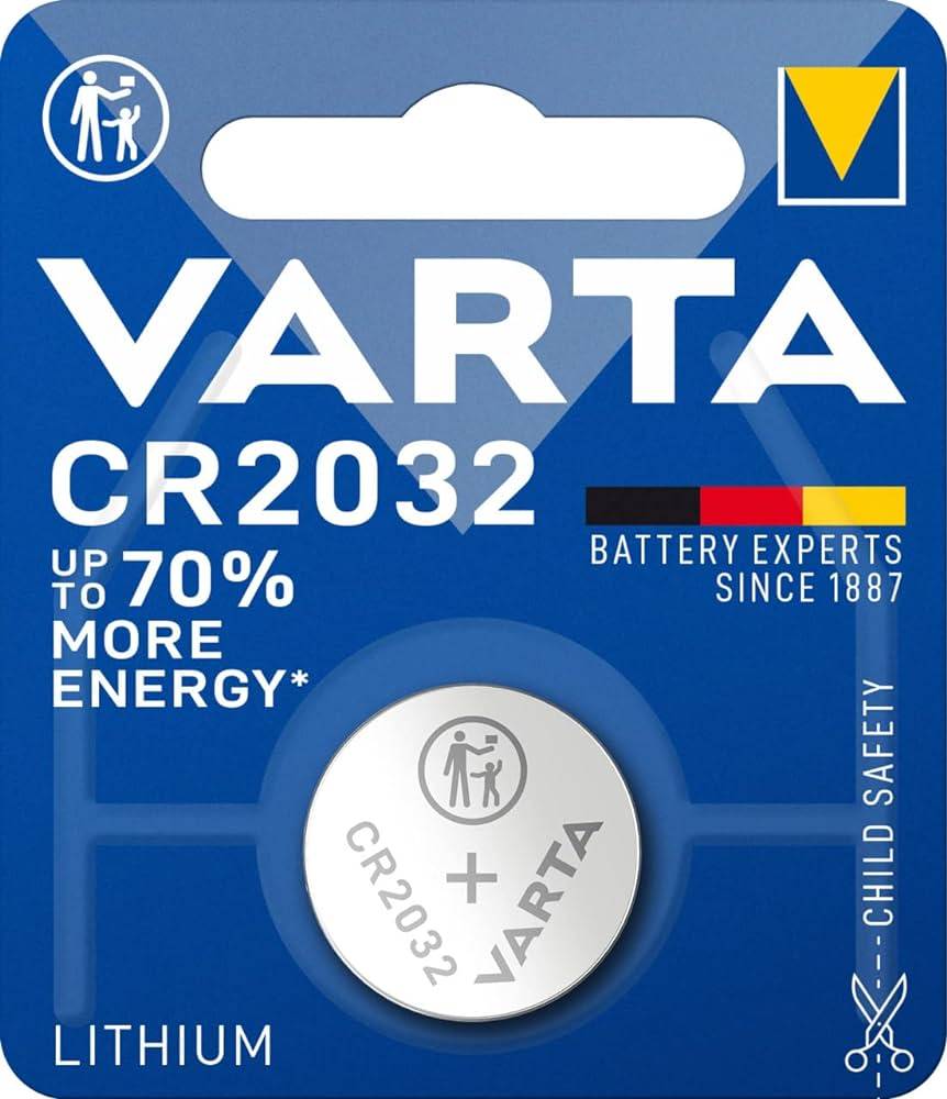 VARTA BATTERY LITHIUM CR2032 3V