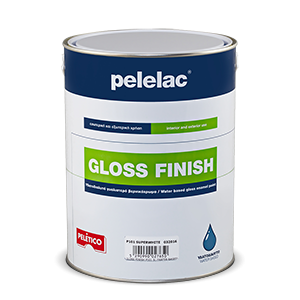 GLOSS FINISH WB P122 BLACK 750ML PELELAC PELETICO