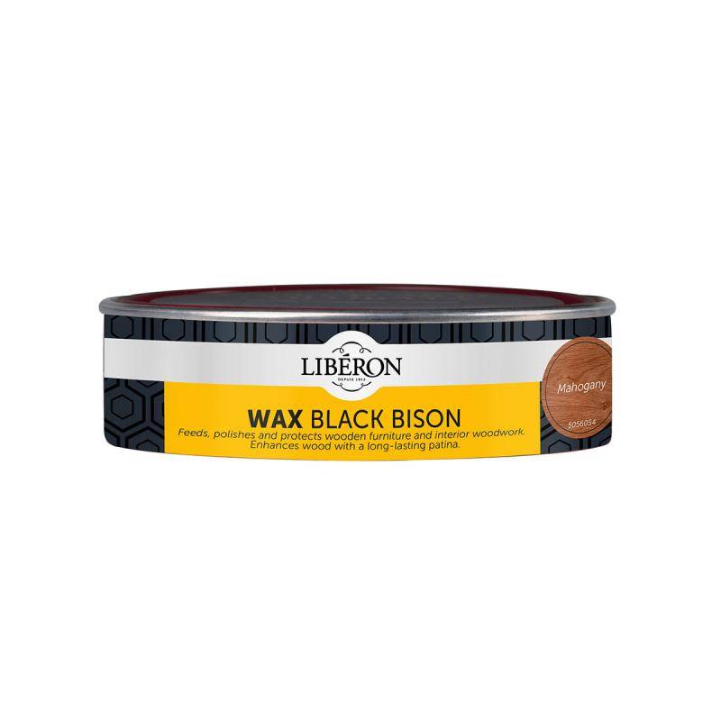WAX BLACK BISON PASTE MAHOGANY 150ML LIBERON 
