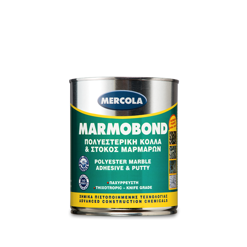 MARMOBOND ΓΚΡΙΖΟ 500G MERCOLA (ΠΟΛΥΣΤΕΡΙΚΗ ΚΟΛΛΑ & ΣΤΟΚΟΣ ΜΑΡΜΑΡΩΝ)
