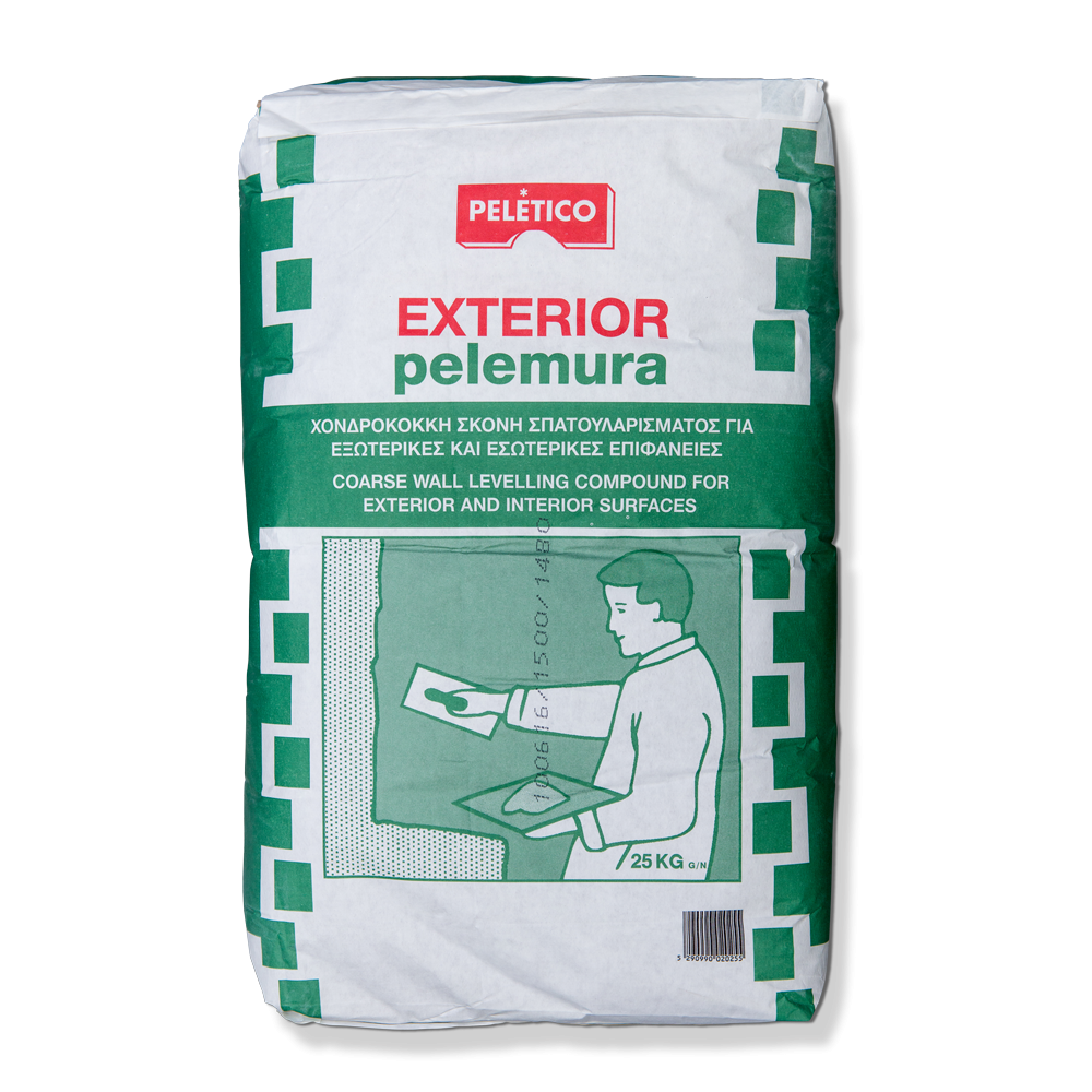 EXTERIOR PELEMURA 25KG PELETICO