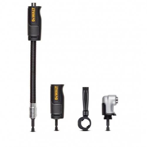 IMPACT RIGHT ANGLE & FLEXIBLE ATTACHMENT 4 IN 1 6.5mm(1/4') DEWALT DT20502-QZ 