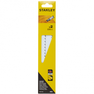 RECIPROCATING SAWS BLADE 305MM 2PCS WOOD PVC HS STA21252-XJ STANELY