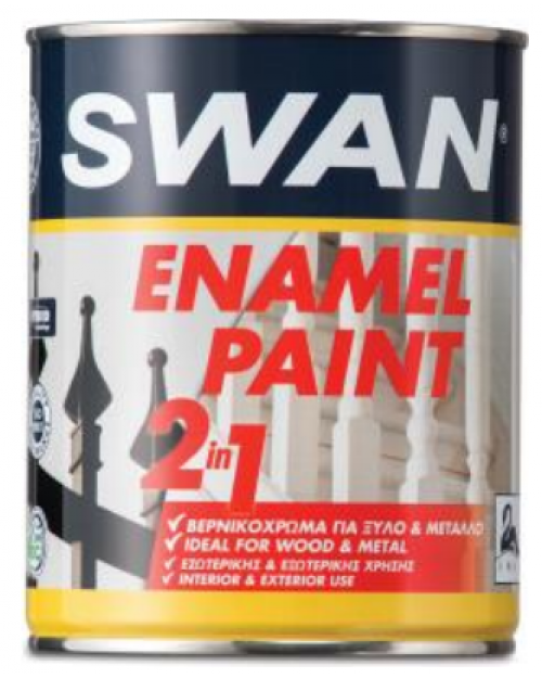 SWAN ENAMEL PAINT RED RAL 3020 375ML