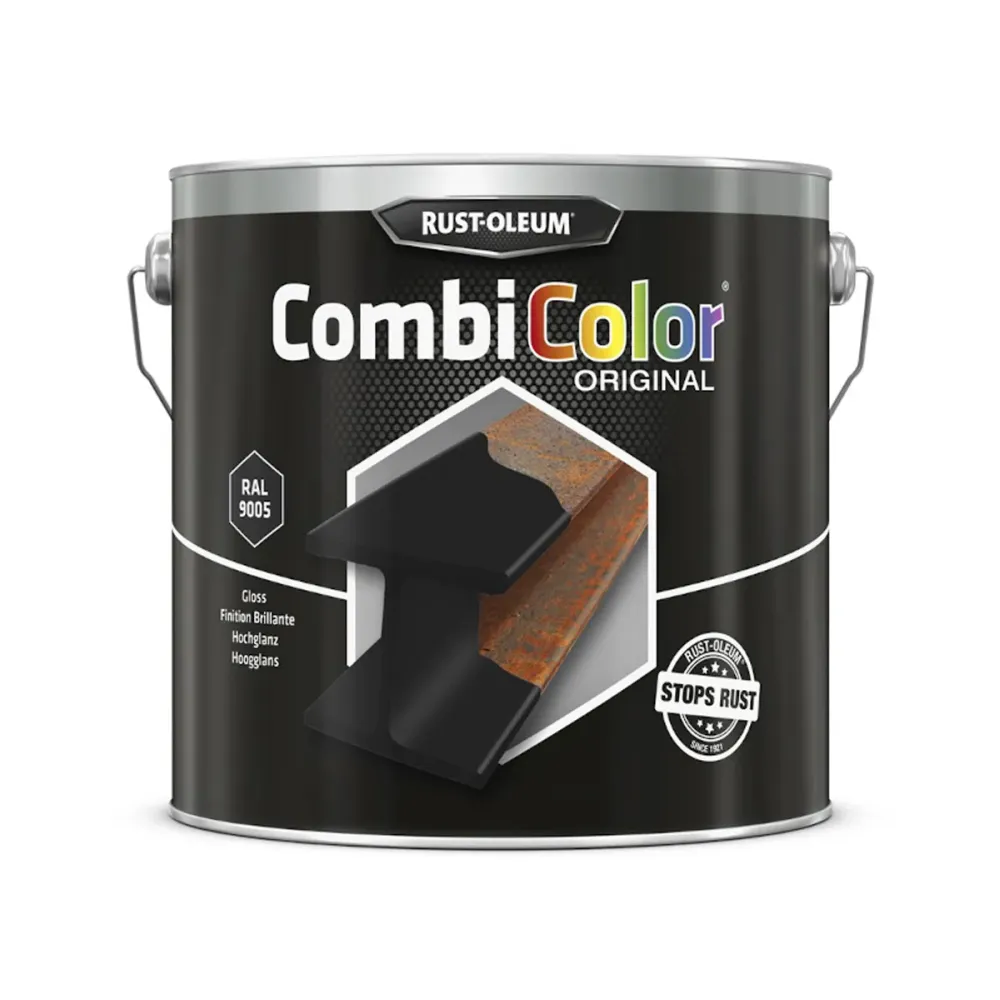 COMBICOLOR BLACK MATT 2.5L RUSTOLEUM