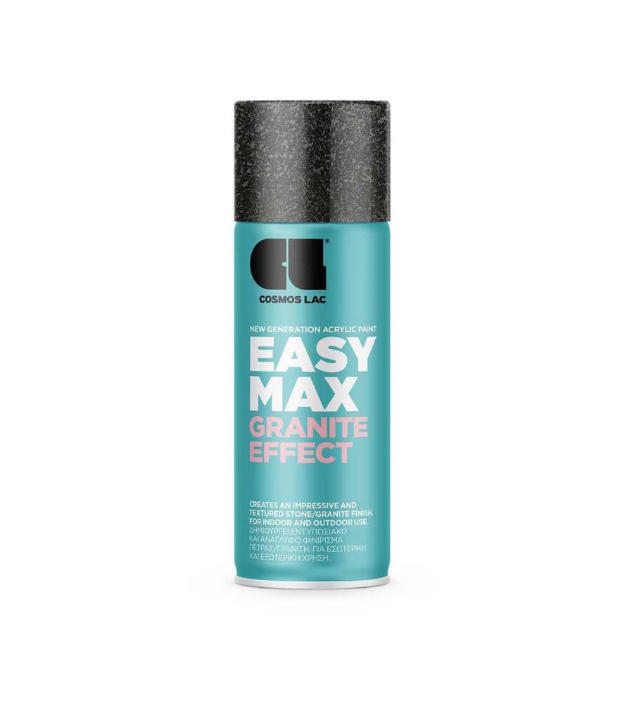 EASY MAX SPRAY GRANITE EFFECT ΜΑΥΡΟ 400ML 